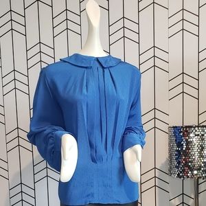 Blue blouse size 16